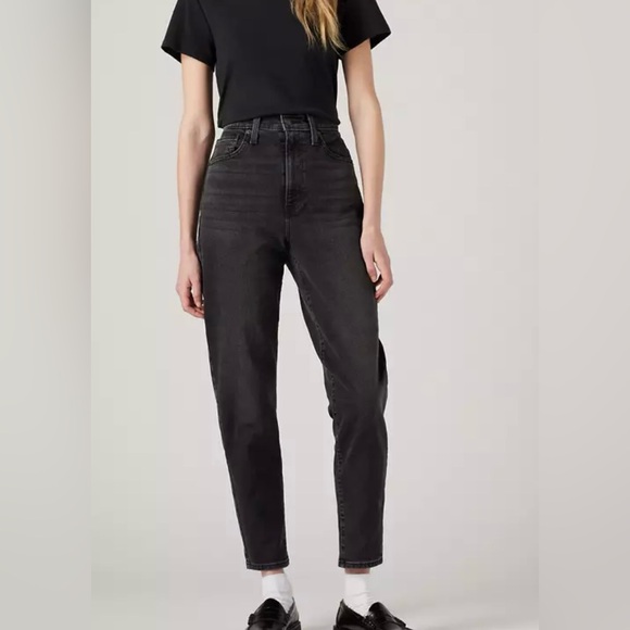 Levi's Black Straight Leg Jeans for Women - Picture 1 of 12